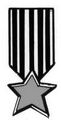 The Gold Star was a Terran Confederation military medal. It was awarded for exceptional bravery against hopeless odds. Two Gold Stars were awarded to Tiger's Claw crewmen as a result of their involvement in Custer's Carnival.