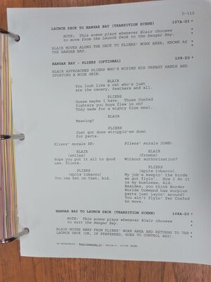 WC4 Shooting Script 122.JPG