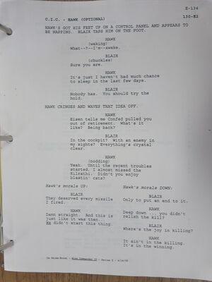 WC4 Shooting Script 142.JPG