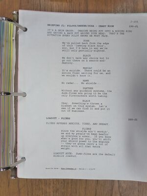 WC4 Shooting Script 214.JPG