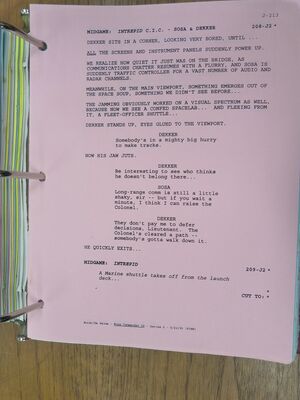 WC4 Shooting Script 222.JPG