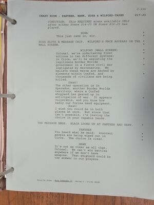 WC4 Shooting Script 235.JPG