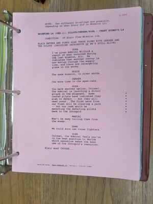 WC4 Shooting Script 314.JPG