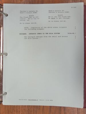 WC4 Shooting Script 364.JPG