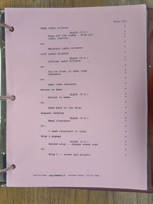 WC4 Shooting Script 417.JPG