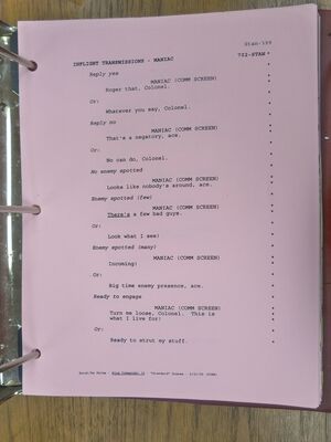 WC4 Shooting Script 419.JPG