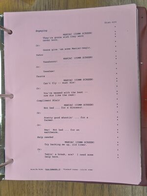 WC4 Shooting Script 420.JPG