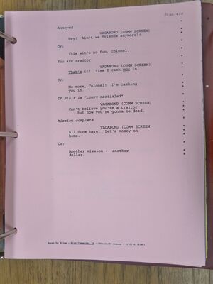 WC4 Shooting Script 429.JPG