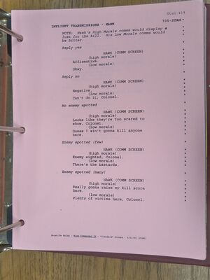 WC4 Shooting Script 435.JPG