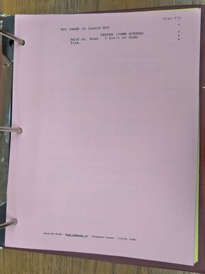 WC4 Shooting Script 497.JPG