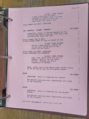 WC4 Shooting Script 501.JPG