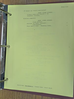 WC4 Shooting Script 507.JPG