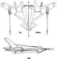 Hornet line-drawing from Joan's Fighting Spacecraft.