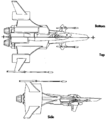 Raptor-class line drawing from Joan's Fighting Spacecraft.