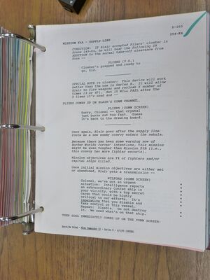 WC4 Shooting Script 275.JPG